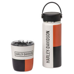 Harley-Davidson Retro Water Bottle & Mug Set