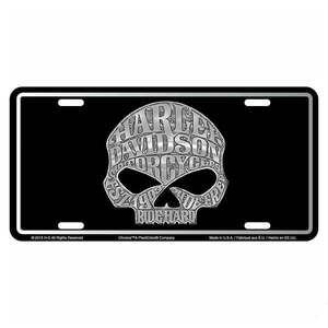Harley-Davidson Skull Stamped Metal Plate