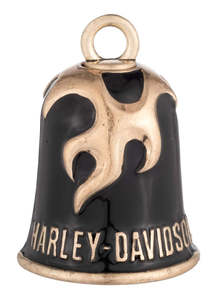 Ride Bells: Harley-Davidson Gold Flame Ride Bell