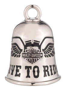 Ride Bells: Harley-Davidson Winged Live to Ride Bell