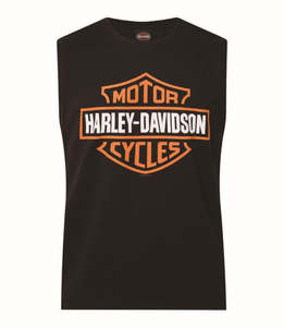 Mens Clearance Sales: Harley-Davidson Men's Bar & Shield Dealer Muscle Tee