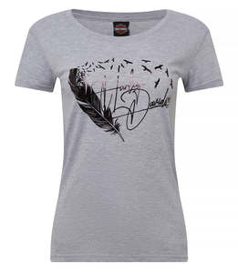 Womens Clearance Sale: Harley-Davidson Plume Ladies Dealer Tee