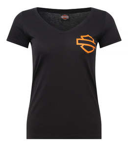 Womens Clearance Sale: Harley-Davidson Ladies Dealer Tee Open B&S