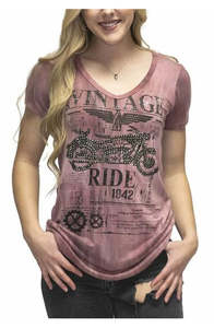 Womens Clearance Sale: Vintage Ride Ladies Tee