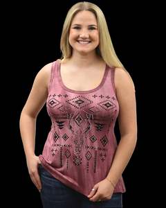 Steer Head Symmetry Ladies Tank