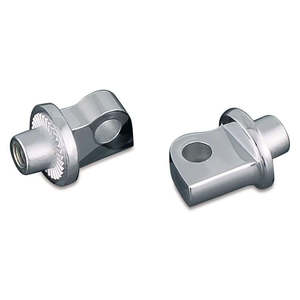 Splined Footpeg Male mounts Chrome 1996-17