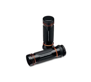 Adversary Hand Grips Black with Orange highlight