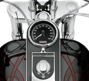 Flush-Mount Fuel Cap And Gauge Kit - Softail