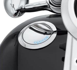 Flush-Mount Fuel Cap And Gauge Kit - Softail