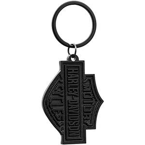 Harley-Davidson Bar & Shield Knurled Key Chain