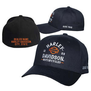 Mens Hats Caps: Harley-Davidson Rivalry Dealer Cap