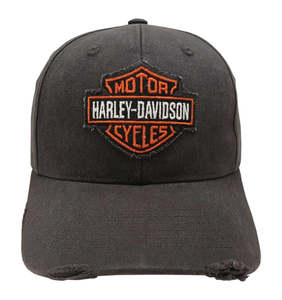 Mens Hats Caps: Harley-Davidson Distressed B&S Dealer Cap