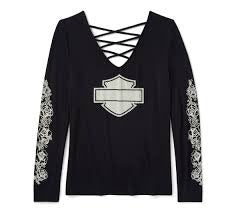 Tee Knit, Bling, Lace Black Chrome