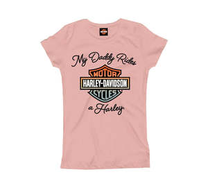 Harley-Davidson Girls My Daddy Rides Tee