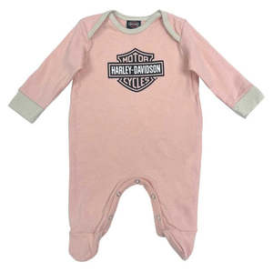 Harley-Davidson Girls B&S Footed Coverall