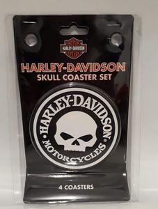 Harley-Davidson Willie G Skull Coaster Set