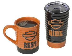 Harley-Davidson Ride & Rest Coffee Mug Set