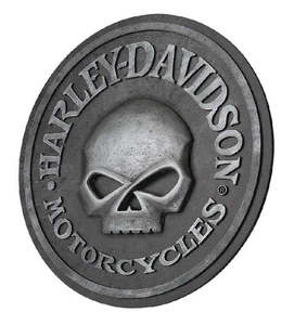 Harley-Davidson Willie G Skull 3D Pub Sign