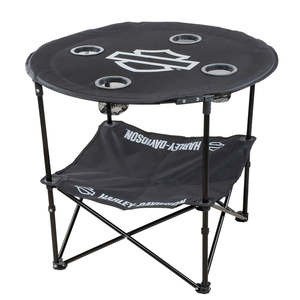 Harley-Davidson Open Bar & Shield Folding Table