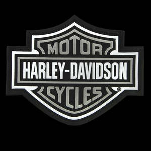 Harley-Davidson Grey Bar & Shield Patch