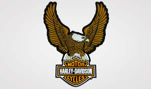 Harley-Davidson Large Eagle Patch