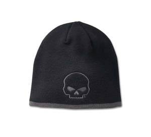 Willie G Skull Beanie Blk