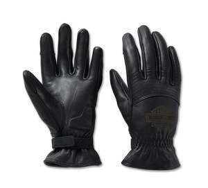 H-D Gloves Helm work Leather Ladies