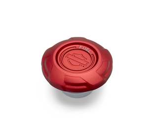 Custom Accessories Trims: Redline Fuel Cap -Red