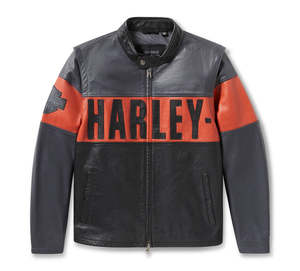 Mens Jackets Vests: Harley-Davidson Men's Convertible Leather Jacket