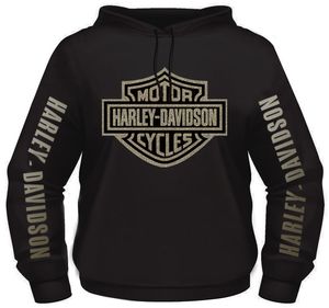 Harley-Davidson Men's Gold B&S Hoodie