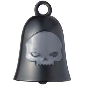 Harley-Davidson Gloss Black Skull/B&S Ride Bell