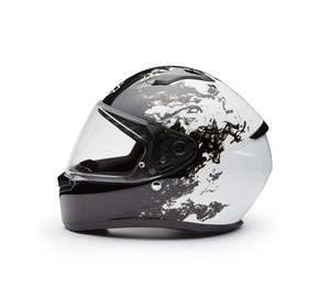 Harley-Davidson Velo Black/White Graphic Design Helmet