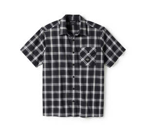 Harley-Davidson Staple Short Sleeve Plaid Men's Shirt