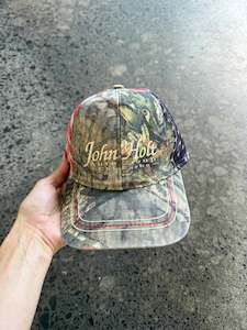 American Flag Trucker Real Tree Cap
