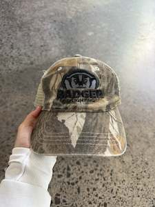 'Badgers' Real Tree Camo Cap