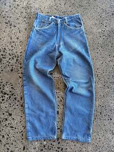 Dark Blue Denim Carhartt Jeans - 28W x 28L Mens OR 8/10 Womens