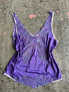 Purple Lacey Cami - S