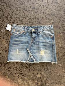 Mini Skirts: Y2k True Religion Skirt - S