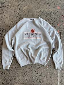 Early 90's Virginia Tech University Crewneck - M