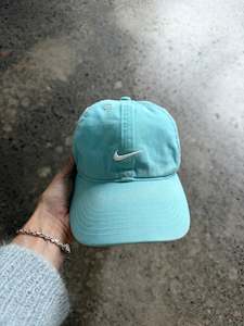 Nike: Baby Blue Nike Embroidered Tick Cap