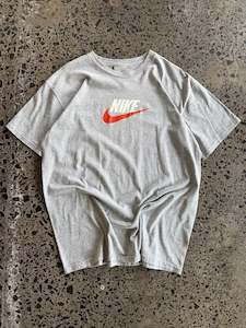 Nike: 2000's Grey Nike 'Swoosh' Tee - XL