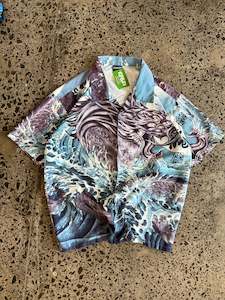 Dress Shirts: Voyager Dragon Button Up Shirt - XL