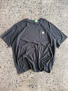 Carhartt 2: Black Carhartt Pocket Tee - 4XL