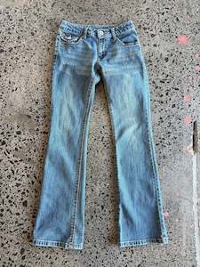 Low Waist Blue Denim Jeans - 2XS