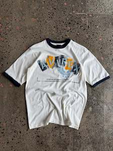 Curated Pieces: y2k Avirex Puff Print T-shirt - S