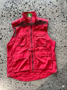 Utility Vests: Red Utility Vest - Large