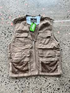 Brown Utility Vest - Large