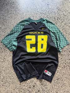90's Oregon Ducks NFL Jersey - L