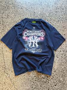 2009 NY Yankees Championship T-shirt - XL