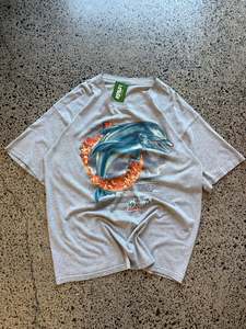2001 Miami Dolphins Graphic Tee (Grey) - XL